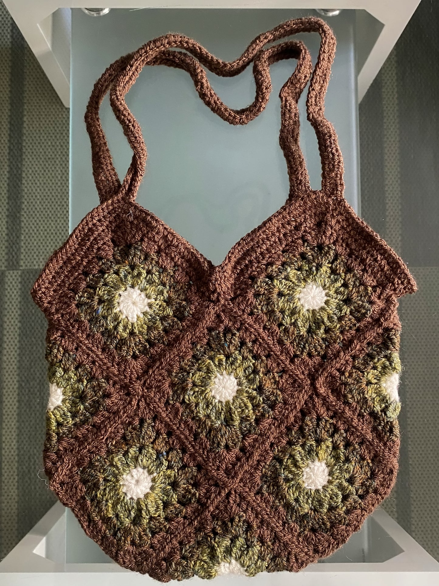Granny square tote bag