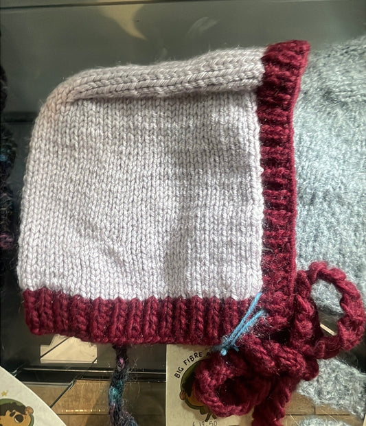 bonnet - Pink and red
